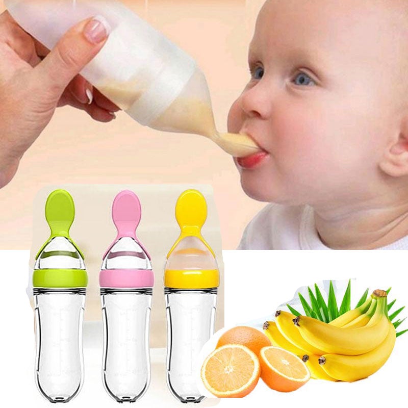 Biberon avec cuillère pour nouveau - né | EasyBottle™ - Univers bb