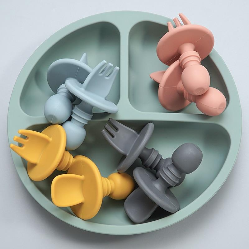 CuttieSpoon™ | Cuillère et fourchette pour bébé | Maman - Univers bb