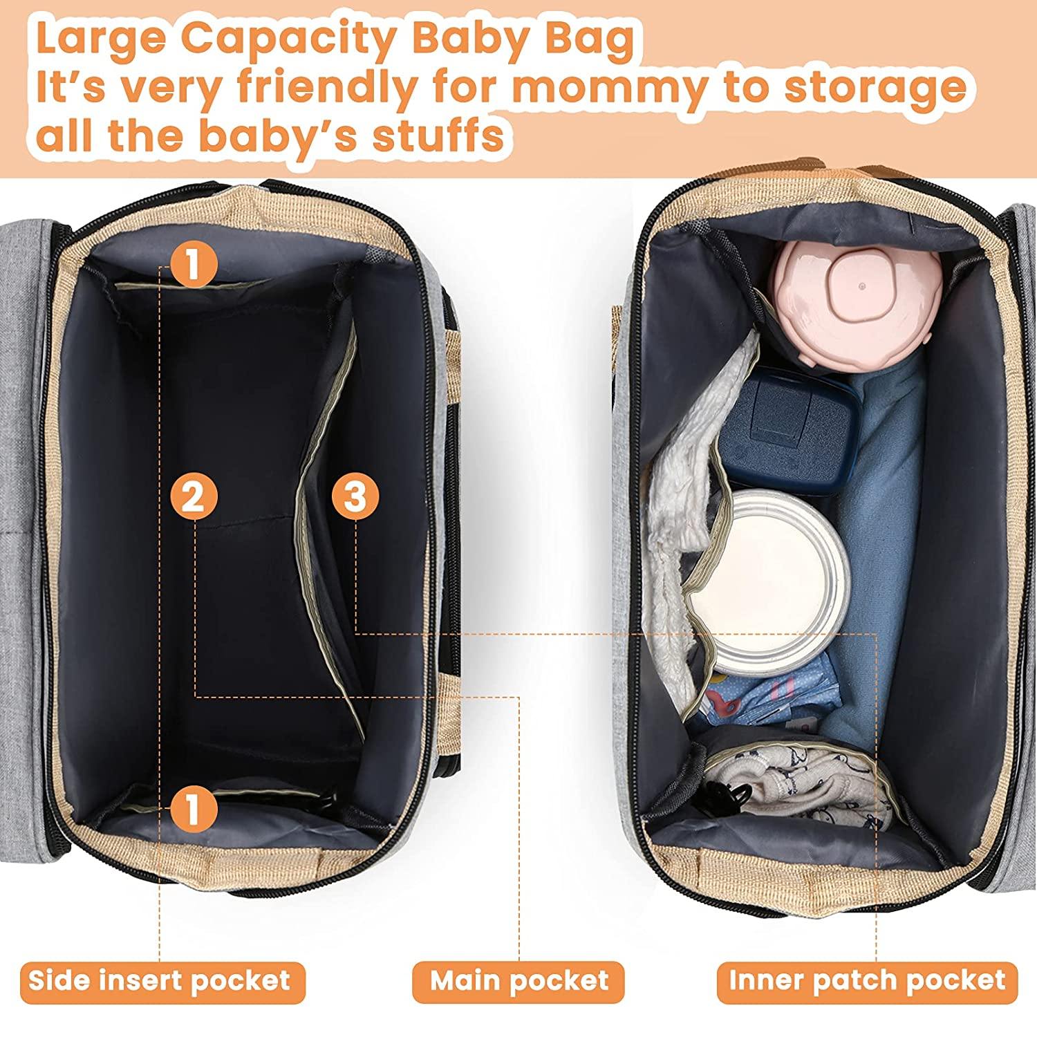 Sac à langer portatif | Berceau de voyage BabyNappy™ - Univers bb