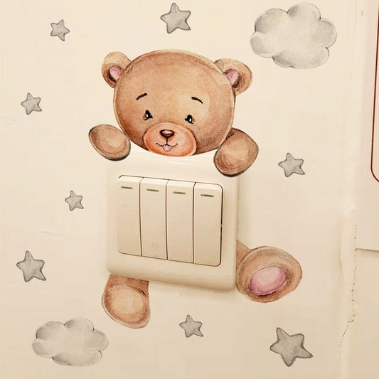 Stickybear™ - Sticker ourson décoratif | Chambre d'enfants - Univers bb